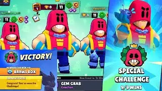 Brawl Stars: 9-0 GROM Special Challenge (Unlocking new epic brawler for free)