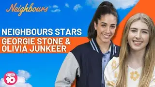Neighbours Stars Georgie Stone & Olivia Junkeer | Studio 10