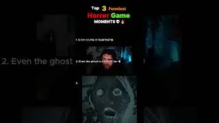 Top 3 Funniest Horror Game Moments (Horror Turned Comedy 🤡)  #rankings #funny #horrorgame #shorts