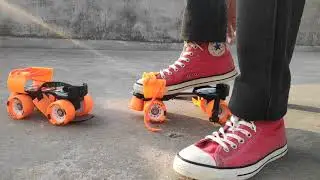 Jaspo Quad Roller Skates Orange..Size 6 UK