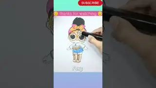 LOL surprise doll coloring foxy #coloringpages #colors #coloringbooks #drawing #doll #toys