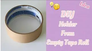 How to make Holder from Empty Tape Roll | Tape Roll DIY | Eraser,Sharpner Holder
