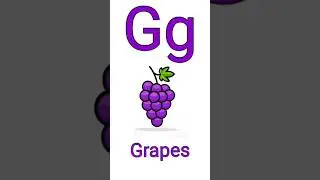 Abc song|G for grapes| #alphabets