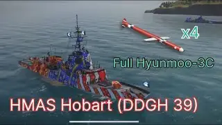 HMAS Hobart (DDGH 39) with full Hyunmoo-3C 