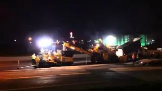 Eaton Asphalt Resurfacing Interstate 75 at Night