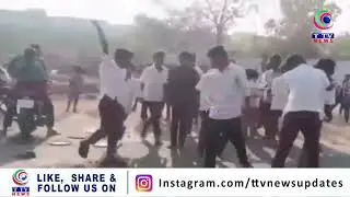 Students protest poor quality food at tribal welfare residential school in Narayankhed