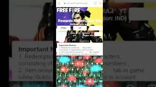 free fire redeem code today || ff redeem code India server || #freefire #shorts