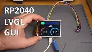 Temperature, Air Pressure, and Altitude on a GUI using Raspberry Pi Pico, Bosch BMP280, and LVGL