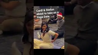 #cardib #yoga #exercise #stefondiggs #couple #couplegoal #nfl #rapper