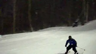 Riding a rail at Seven Springs
