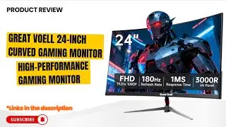 Great Voell 24-Inch Curved Gaming Monitor Review &ndash; 180Hz FHD, FreeSync & 4000:1 Contrast