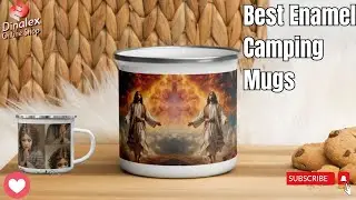 🌈Colorful Enamel Mug -☕ Best Camping Mug - Personalized Enamel Mug