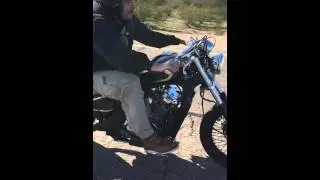 Honda vlx bobber chopper old school motorcycle