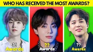 TOP 7 BTS Members Who Have Won the Most Prestigious Awards!