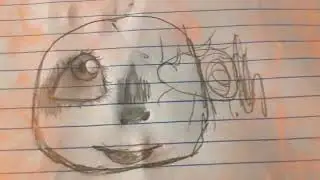 POV drawing the other eye be like :