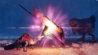 An Indie Game Where You Play as a Dinosaur with Weapons Fighting Other Dinos