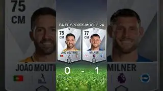 JOAO MOUTINHO VS MILNER FIFA MOBILE COMPARISON #fcmobile24 #fifamobile #easportsfifa #shorts