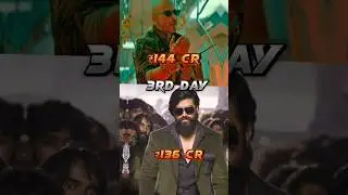 JAWAN VS KGF CH-2 FIRST 05 DAYS COLLECTION #yash #kgf #kgf2 #jawan #srkstatus #srk #shorts