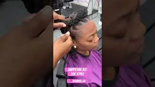 Turn your locs into a beautiful crown with this style 😍 www.nappstar.com #naturalhair