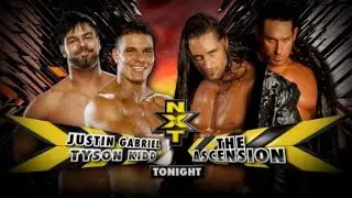 The Ascension (Conor & Thom Latimer) vs. Justin Gabriel (PJ Black) & Tyson Kidd