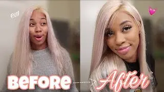 Quick Transformation 😍 I WENT BLONDE?! 👀 ft. Ali Grace Hair
