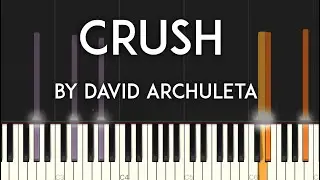 Crush by David Archuleta synthesia piano tutorial + sheet music
