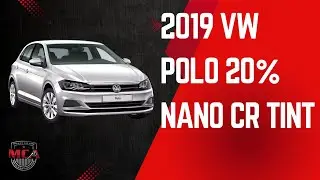 2019 VW Polo 20% Nano Ceramic Window Tint Installation - Live Tutorial