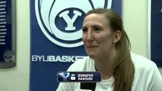 Feature on BYU Basketball and Volleyball athlete, Jennifer Hamson
