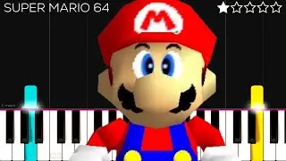 Super Mario 64 - Main Theme | EASY Piano Tutorial
