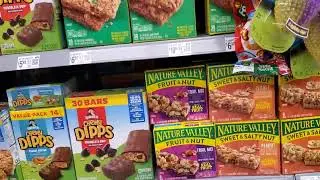 WOW! ASMR! BEST HEALTHY SNACKS BAR AISLE @Walmart For On- Go! #asmr #amazing #Walmart #snacks 