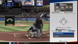 MLB The Show manager mode back to back pitches hit for home runs