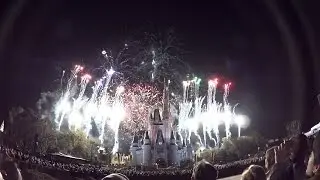 02.21.2015 Magic Kingdom - Wishes nighttime spectacular. (3D Vision for 360 Video)