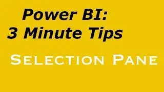 Power BI: 3-минутных совета &mdash; Панель выбора с закладками