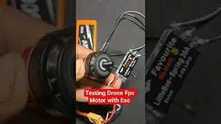 Fpv Motor 2300 kv testing Spinning with AM32 Brushless Esc 30A #fpvfreestyle #dronemotor #ytshorts