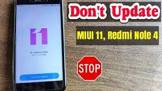 Redmi Note 4 MIUI 11 Update