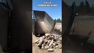 Construction Debris Removal Project in Coeur d&rsquo;Alene, North Idaho #shorts