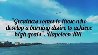 How to achieve greatgoals?Greatness comes to those who develop aburning desire to achieve high goals