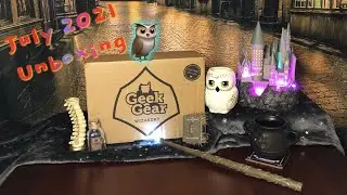 GEEKGEAR WIZARDRY UNBOXING JULY 2021 #geekgearwizardryunboxing