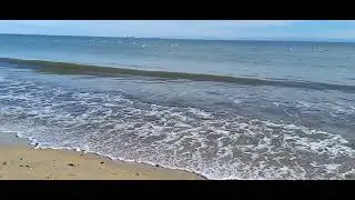Осеннее море, МОРЕ в конце октября, солнечный день, шум моря 