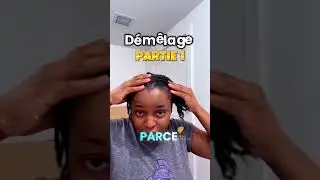 Mon D&eacute;m&ecirc;lage de Cheveux &ndash; Partie 1: Le r&eacute;sultat va te surprendre ! 😍 #cheveuxnaturels#soinscheveux