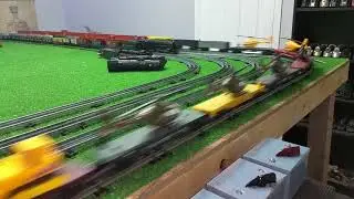 MARX 898 / DOUBLE REDUCTION MOTOR / PULLING 21 LIONEL CARS !