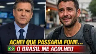 “Achei que passaria fome”: imigrante chorou ao ver a generosidade no Brasil