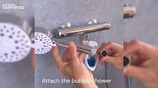 ShowerSpaah Bubble Showerhead Set - Complete Care Shop