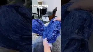 Cabello Azul Oc&eacute;ano 🌊 #cursoonline #hair #cabello #hairstyle #estilista #haircolor #colorimetria