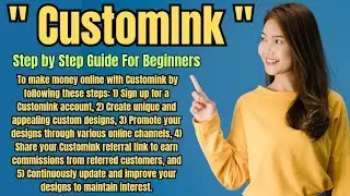 How To Make Money Online with Customink in 2024 | Step by Step #onlinestore #custom #design #selling