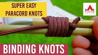 OUTDOOR Essential Knots - Binding Knots PARACORD TECHNIQUES