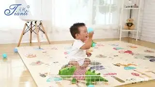 XPE Foam Mat indoor foldable kids crawling Baby folding Playmate for kids
