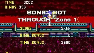 Sonic CD Beta 510 - Level Select and Unfinished Zones
