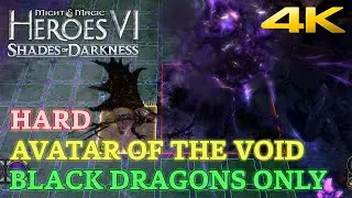 MMHVI - Avatar of the Void Boss Fight With Only Black Dragons on Hard [4K 60 FPS]