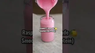 Raspberry Lemonade Smoothie (33g Protein)